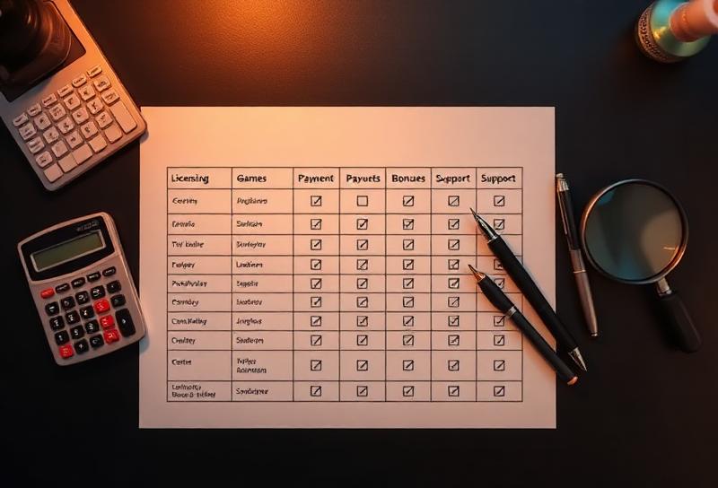 Casino rating methodology scorecard